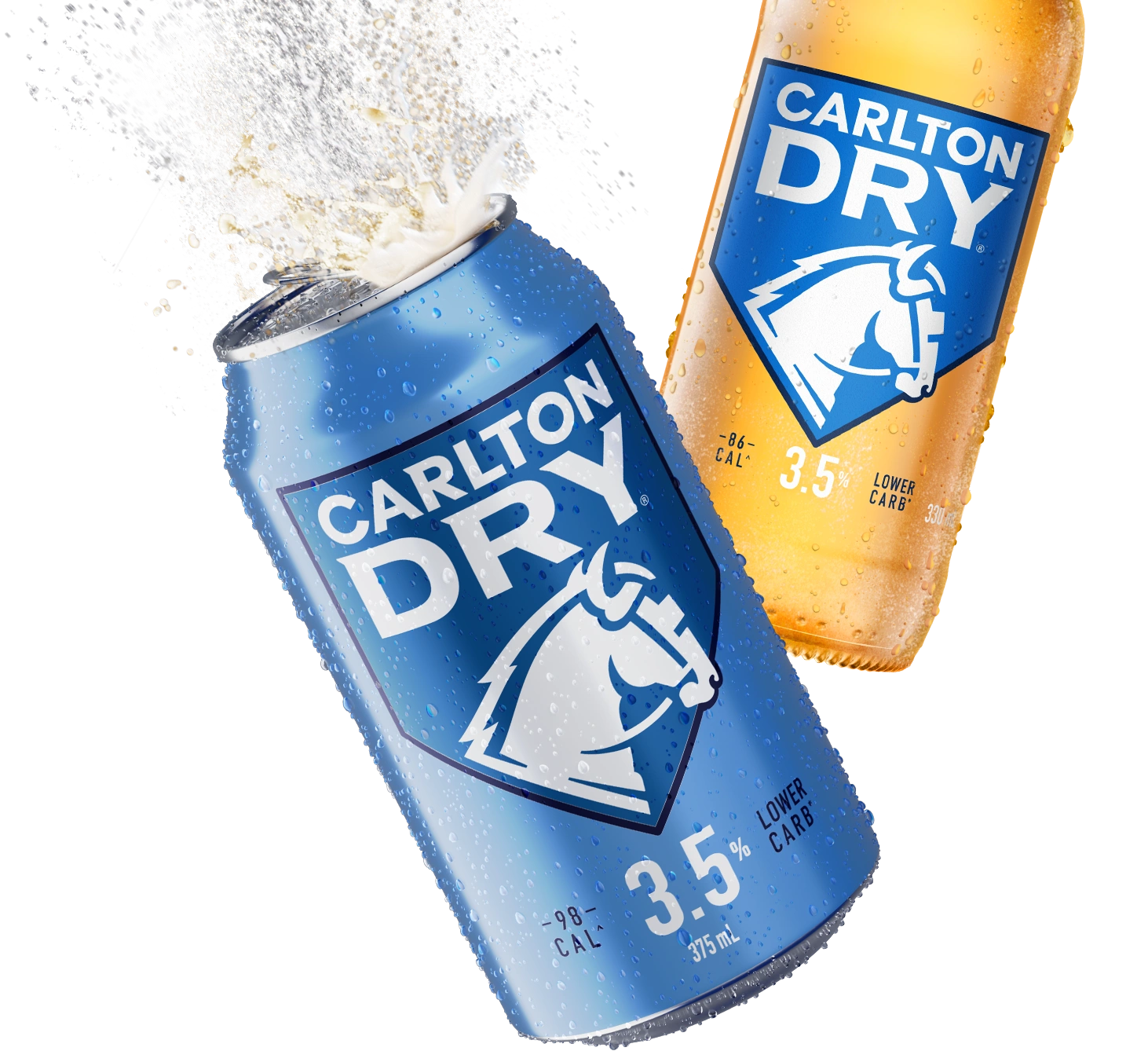 Carlton Dry 3.5% Cans