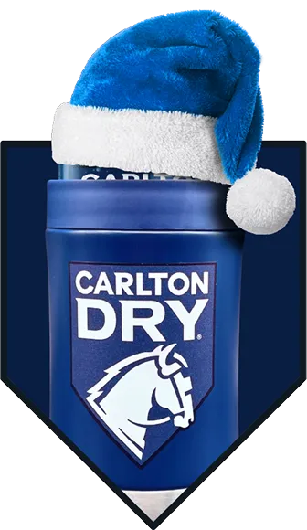 Christmas Carlton Dry Merch